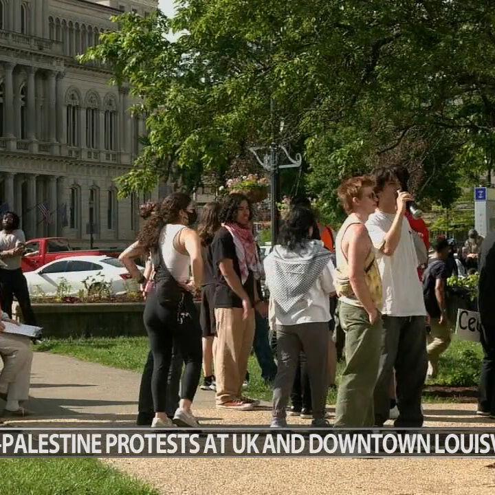 Pro-Palestine protests break out on the UK campus
